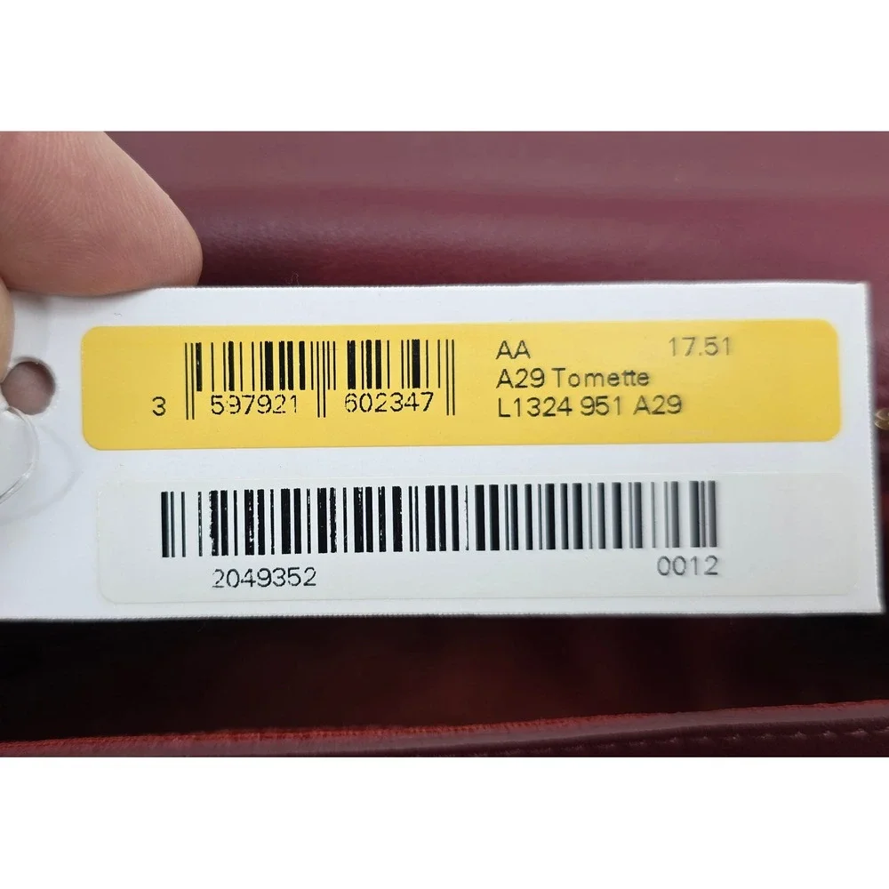 Longchamp Mademoiselle Bordeaux Orange Suede Leather Shoulder Bag L1324951 A29 - Picture 5 of 7